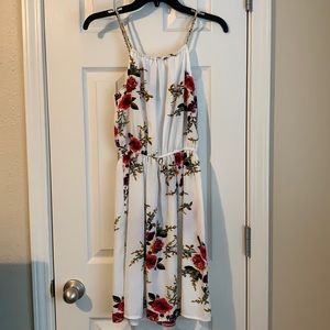 Tie strap Floral dress